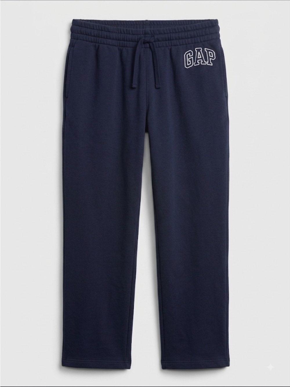 GAP womens Navy Fleece Jogger Pants